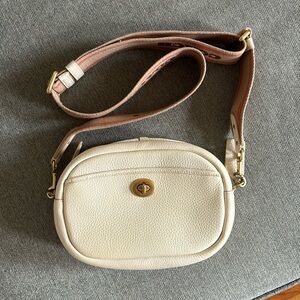 Coach crossbody bag with webbed strap
